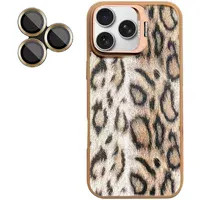 Чохол TPU+PC Wild Leopard with MagSafe and Lens для Apple iPhone 16 Pro (6.3") Brown