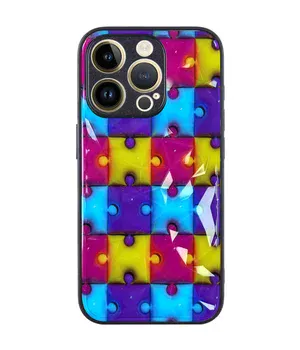 TPU+PC чехол Prisma Fluffie для Apple iPhone 16 Pro (6.3") Puzzle