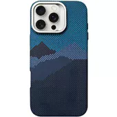 TPU чехол Pixel Craft with MagSafe для Apple iPhone 16 Pro (6.3") Mountain Blue