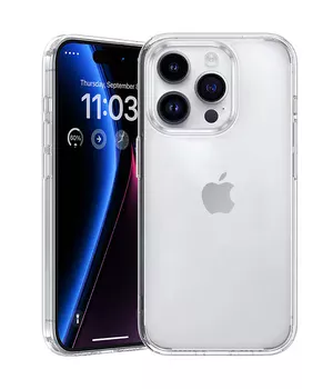 TPU чохол Epic Transparent 1,5mm для Apple iPhone 16 Pro (6.3") Безбарвний (прозорий)