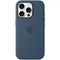 Чехол Silicone case (AAA) with Magsafe and Animation (button) для Apple iPhone 16 Pro (6.3") Denim
