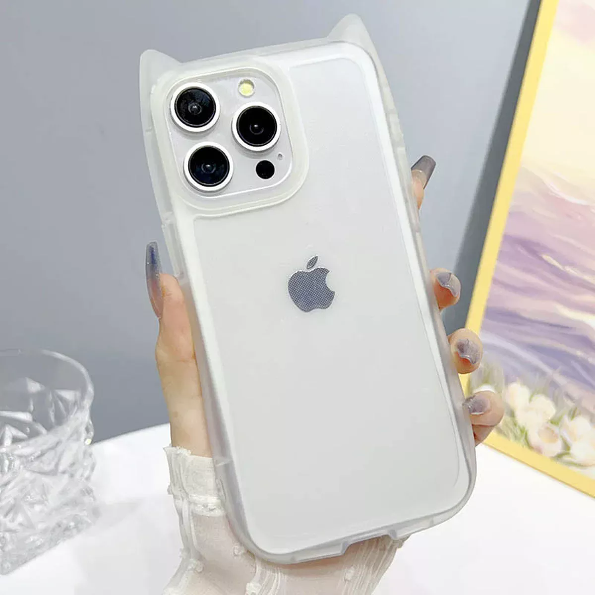 Чохол TPU Cat для Apple iPhone 16 Pro (6.3") Transparent