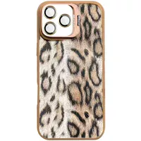 Чохол TPU+PC Wild Leopard with MagSafe and Lens для Apple iPhone 16 Pro (6.3") Brown