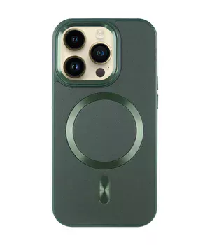 Шкіряний чохол SnapCase with MagSafe для Apple iPhone 16 Pro (6.3") Green