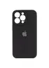Чохол Silicone Case Full Camera Protective (AA) для Apple iPhone 16 Pro (6.3") Чорний / Black