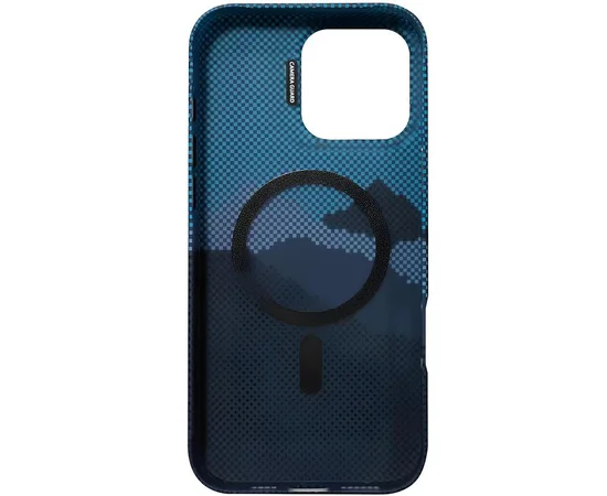 TPU чохол Pixel Craft with MagSafe для Apple iPhone 16 Pro (6.3") Mountain Blue