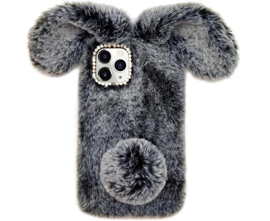 Чохол TPU Rabbit для Apple iPhone 16 Pro (6.3") Grey