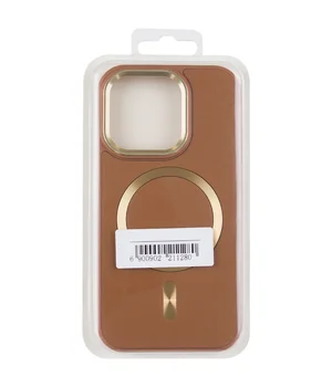 Кожаный чехол SnapCase with MagSafe для Apple iPhone 16 Pro (6.3") Brown