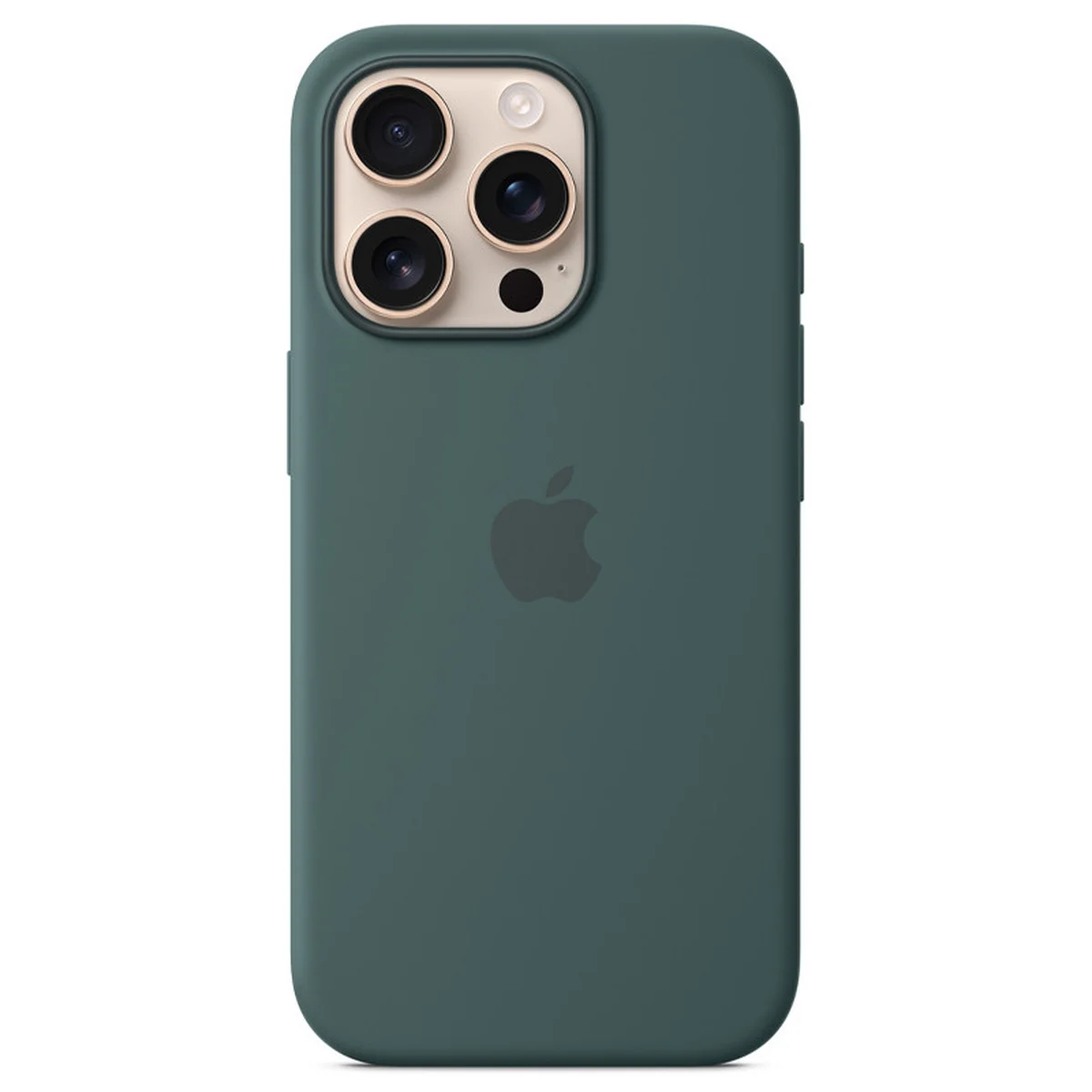 Чохол Silicone case (AAA) з Magsafe and Animation (button) для Apple iPhone 16 Pro (6.3") Lake Green