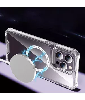 Чехол TPU Gorilla with MagSafe для Apple iPhone 16 Pro (6.3") Clear