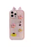 Чехол TPU Toys Case with Ears для Apple iPhone 16 Pro (6.3") Light Pink