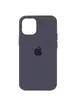 Чехол Silicone Case Full Protective (AA) для Apple iPhone 16 Pro (6.3") Серый / Dark Gray