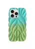 TPU чехол Leaf для Apple iPhone 16 Pro (6.3") Marine Green / Mint
