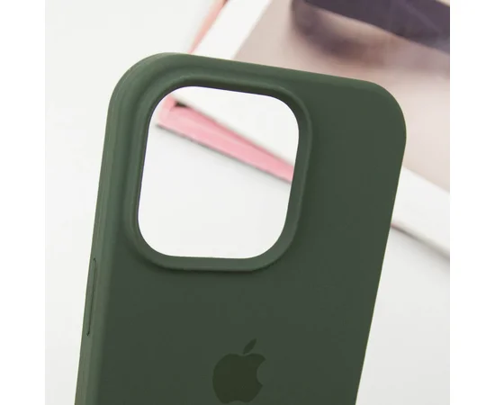 Чохол Silicone Case Full Protective (AA) для Apple iPhone 16 Pro (6.3") Зелений / Cyprus Green