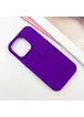 Чехол Silicone Case Full Protective (AA) для Apple iPhone 16 Pro (6.3") Фиолетовый / Ultra Violet