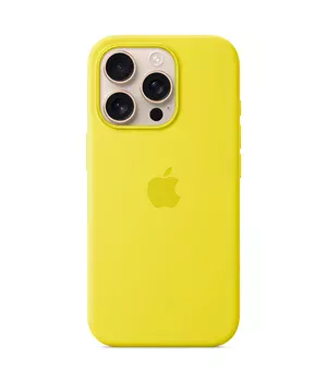 Чехол Silicone case (AAA) with Magsafe and Animation (button) для Apple iPhone 16 Pro (6.3") Star Fruit