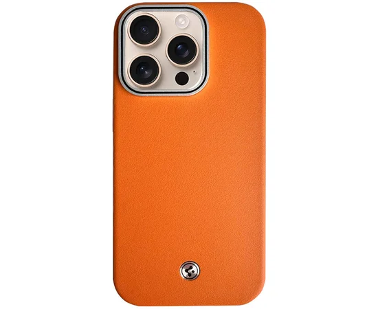 Чехол PC+Leather SGP with MagSafe для Apple iPhone 16 Pro (6.3") Brown