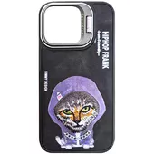 TPU+PC чехол Friends для Apple iPhone 16 Pro (6.3") Black Cat