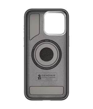 Чехол PC+Leather SGP with MagSafe для Apple iPhone 16 Pro (6.3") Carbon