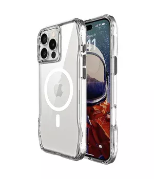Чехол TPU Space Octagon with MagSafe для Apple iPhone 16 Pro (6.3") Clear