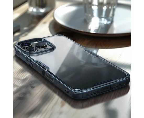 TPU чохол Nillkin Nature Pro Series для Apple iPhone 16 Pro (6.3") Синій (прозорий)