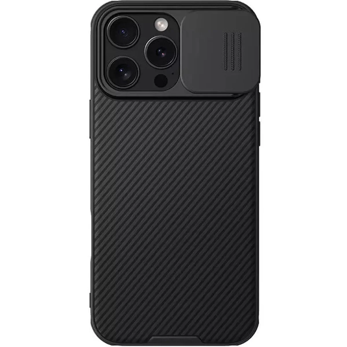 Карбонова накладка Nillkin CamShield Pro для Apple iPhone 16 Pro (6.3") Black