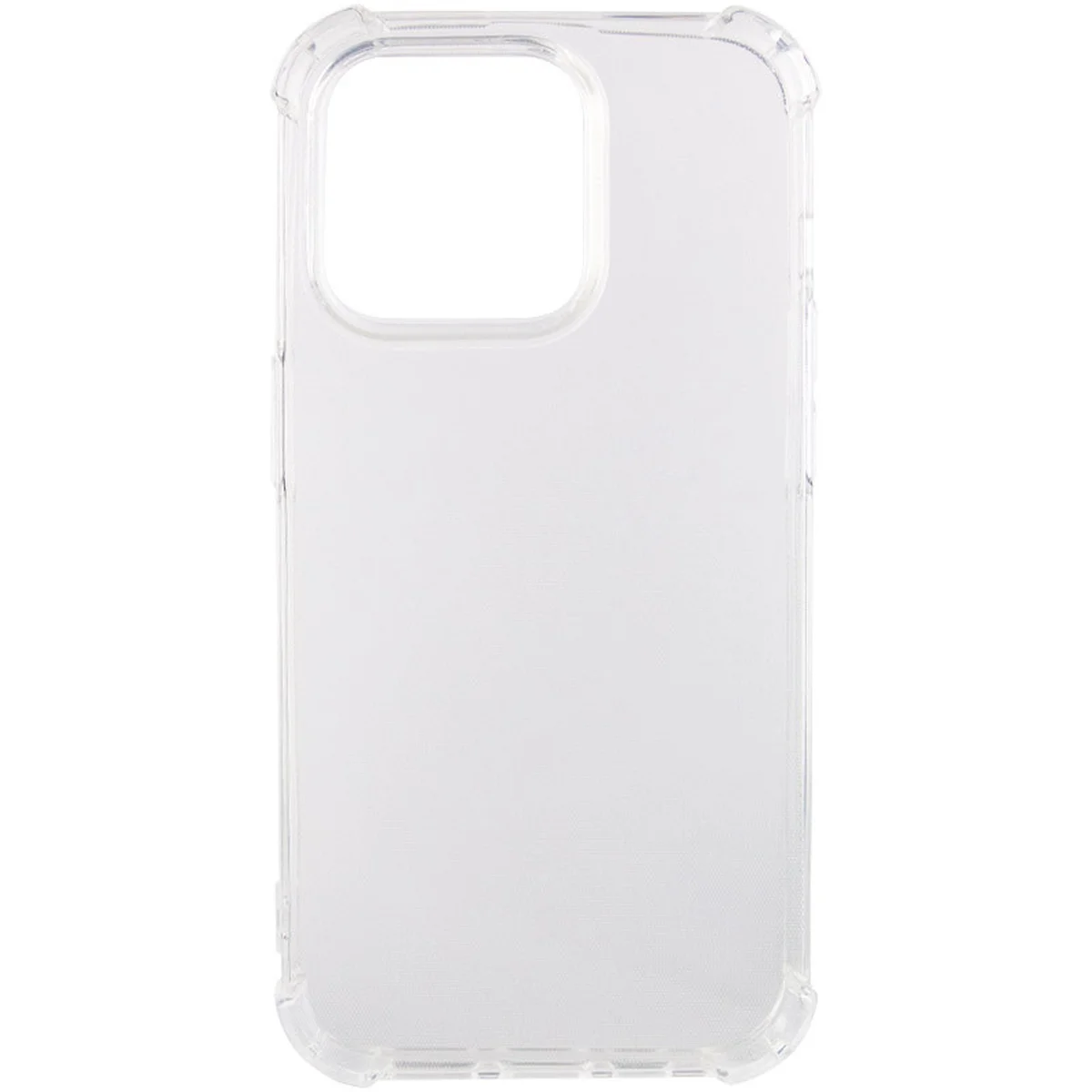 TPU чехол GETMAN Ease logo усиленные углы для Apple iPhone 16 Pro (6.3") Бесцветный (прозрачный)