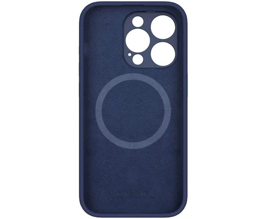 Чохол Silicone Nillkin LensWing Prop Magnetic для Apple iPhone 16 Pro (6.3") Синій / Blue