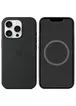 Чохол Silicone case (AAA) full with Magsafe and Animation для Apple iPhone 16 Pro (6.3") Black
