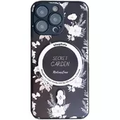 TPU+PC чехол Secret Garden with MagSafe для Apple iPhone 16 Pro (6.3") Black