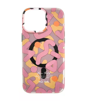 TPU чохол Pastel Chaos with MagSafe для Apple iPhone 16 Pro (6.3") Pink