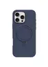 Чехол Silicone Case Full Protective NO LOGO with Ring для Apple iPhone 16 Pro (6.3") Dark Blue