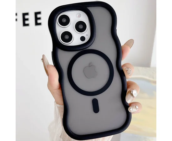 Чехол TPU+PC Undine with MagSafe для Apple iPhone 16 Pro (6.3") Black