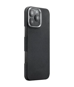 Чохол PC Carbon Protection Slim with MagSafe для Apple iPhone 16 Pro (6.3") Black