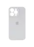 Чехол Silicone Case Full Camera Protective (AA) для Apple iPhone 16 Pro (6.3") Белый / White