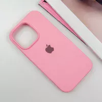Чехол Silicone Case Full Protective (AA) для Apple iPhone 16 Pro (6.3") Розовый / Pink