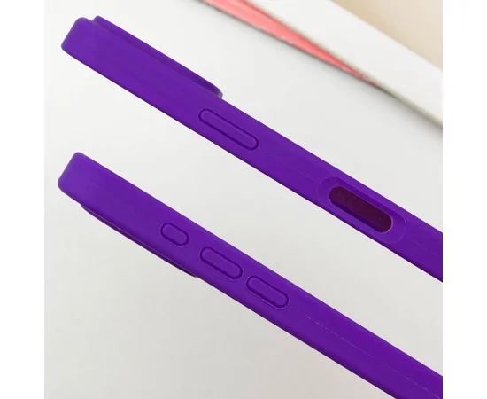 Чехол Silicone Case Full Protective (AA) для Apple iPhone 16 Pro (6.3") Фиолетовый / Ultra Violet