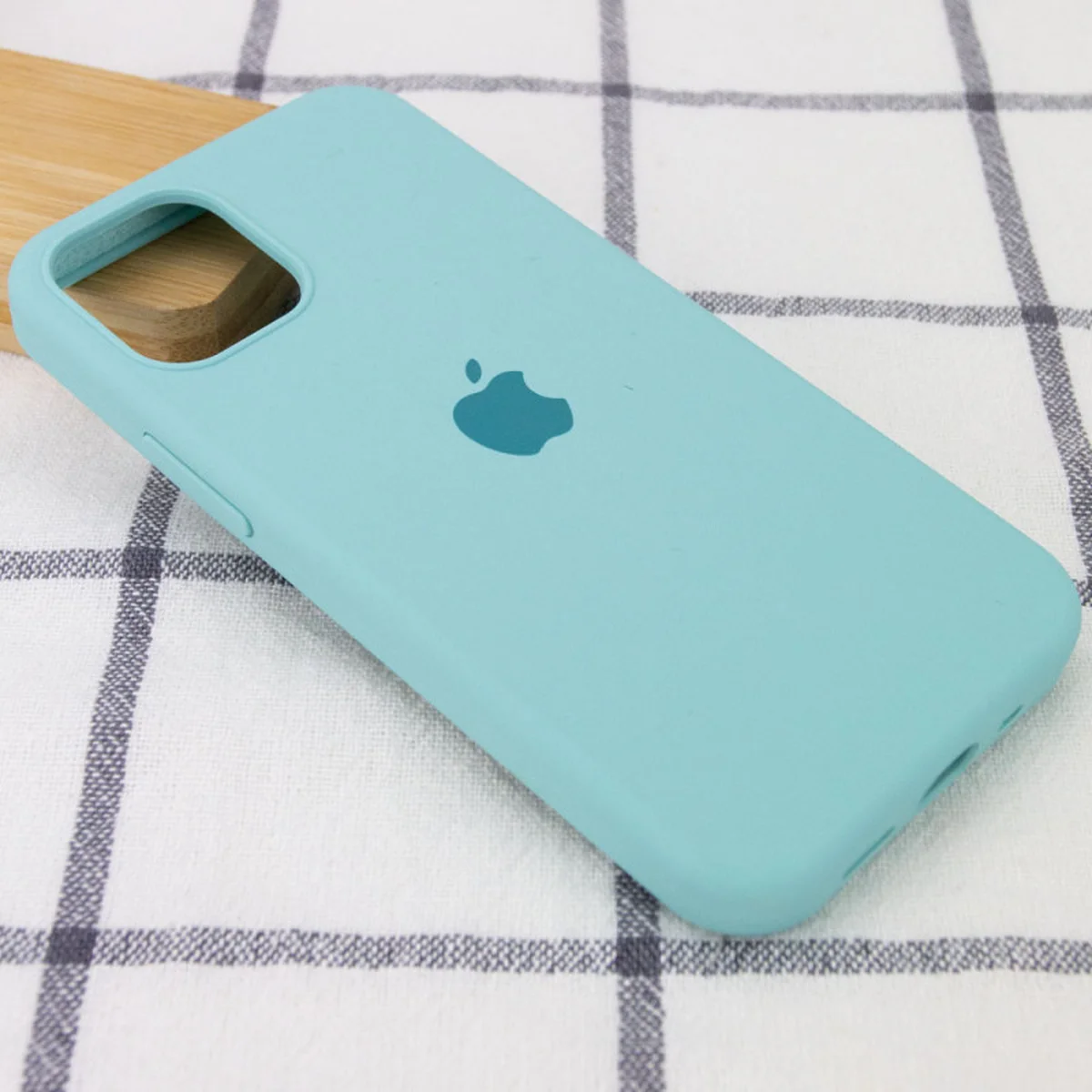Чохол Silicone Case Full Protective (AA) для Apple iPhone 16 Pro (6.3") Бірюзовий / Marine Green