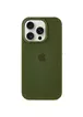 Чехол Silicone Case Full Protective (AA) для Apple iPhone 16 Pro (6.3") Зеленый / Dark Olive