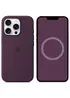 Чохол Silicone case (AAA) with Magsafe and Animation (button) для Apple iPhone 16 Pro (6.3") Plum