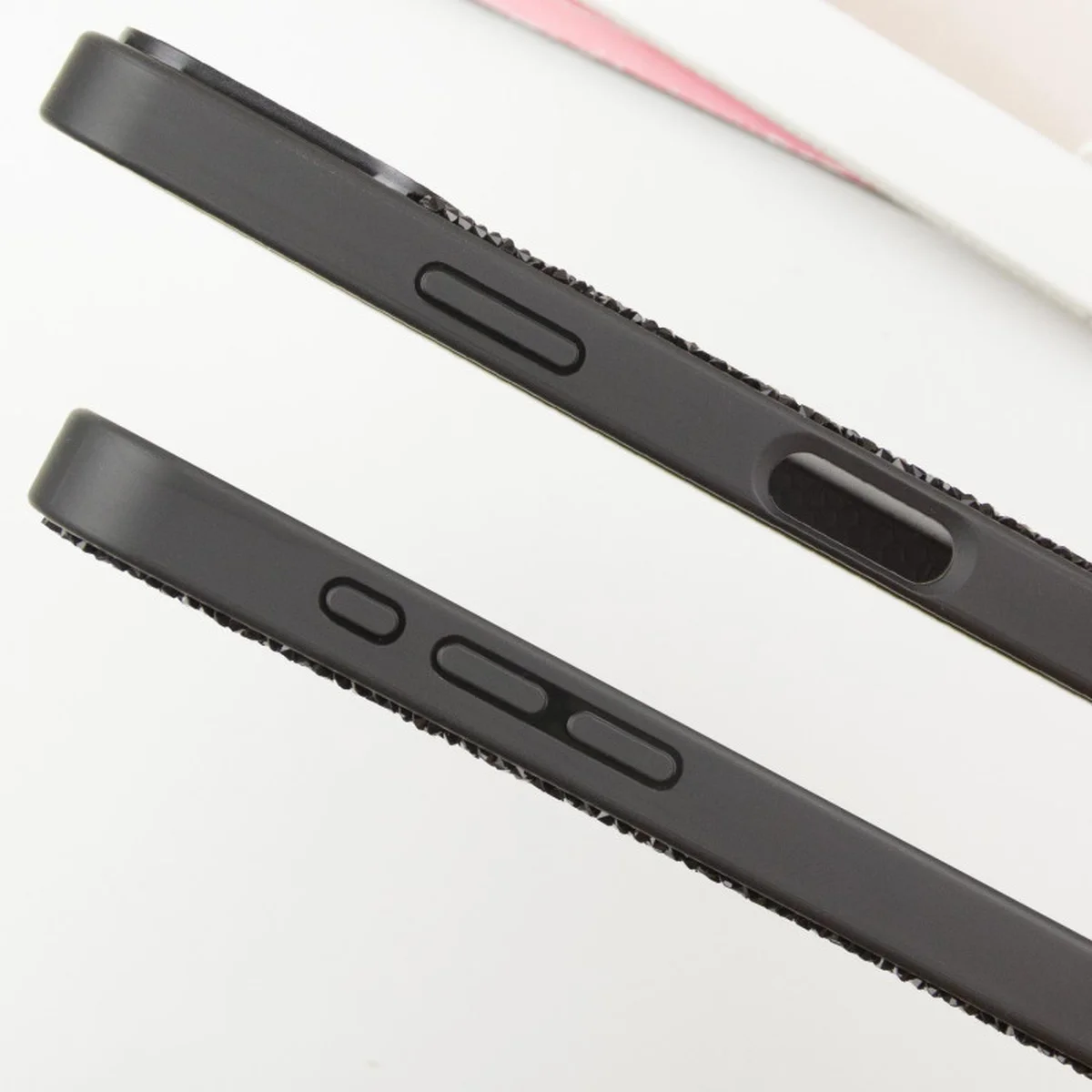 TPU чохол Bling World Rock Diamond для Apple iPhone 16 Pro (6.3") Чорний