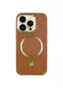 Кожаный чехол SnapCase with MagSafe для Apple iPhone 16 Pro (6.3") Brown