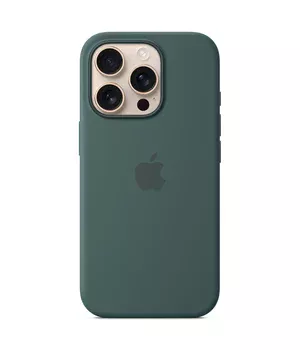 Чохол Silicone case (AAA) full with Magsafe and Animation для Apple iPhone 16 Pro (6.3") Lake Green