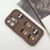 Чехол TPU Toys Case для Apple iPhone 16 Pro (6.3") Brown / Always Happy