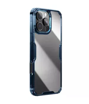 TPU чехол Nillkin Nature Pro Series для Apple iPhone 16 Pro (6.3") Синий (прозрачный)