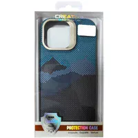 TPU чехол Pixel Craft with MagSafe для Apple iPhone 16 Pro (6.3") Mountain Blue