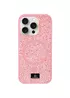 TPU чехол Bling World Rock Diamond with MagSafe для Apple iPhone 16 Pro (6.3") Pink