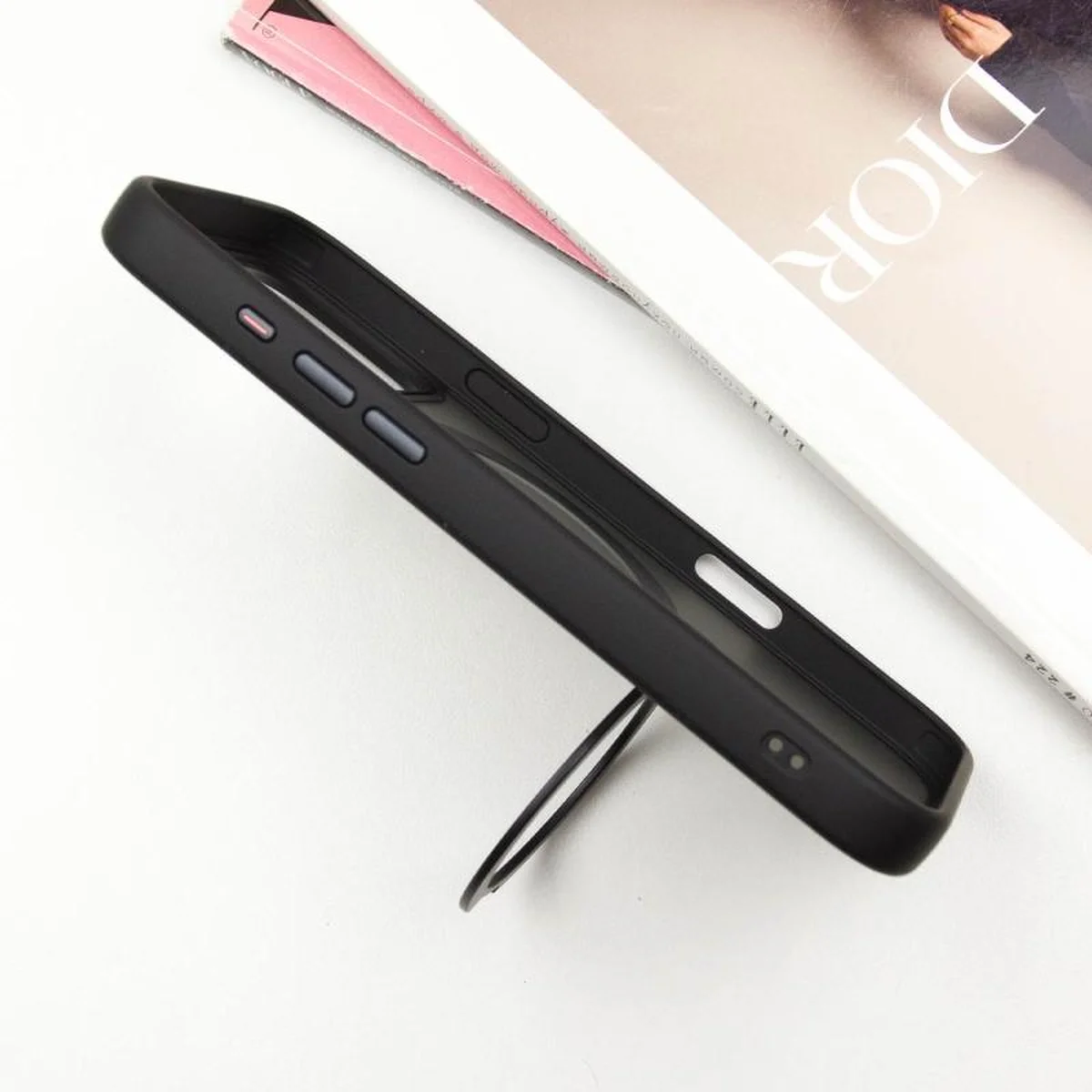 Чехол Ummi Colorful with MagSafe HQ Ring для Apple iPhone 16 Pro (6.3") Black