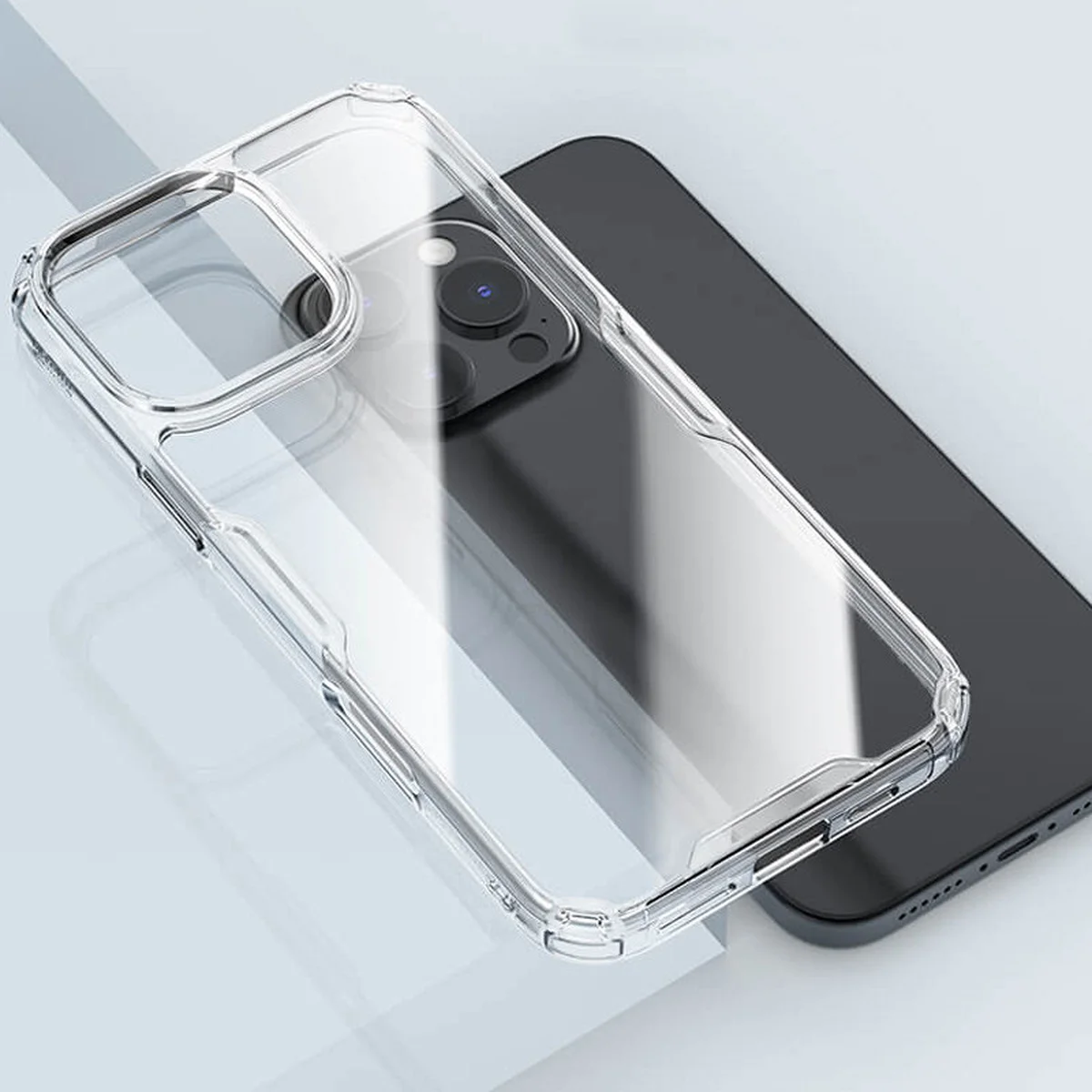 TPU чохол Nillkin Nature Pro Series для Apple iPhone 16 Pro (6.3") Безбарвний (прозорий)