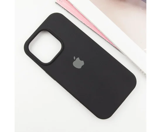 Чохол Silicone Case Full Protective (AA) для Apple iPhone 16 Pro (6.3") Чорний / Black
